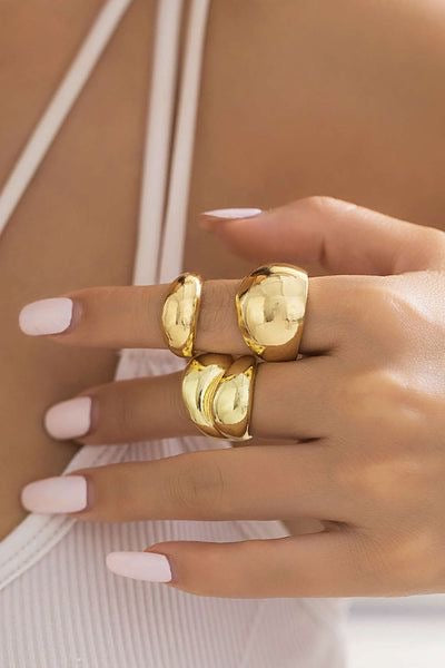 chunky stack rings