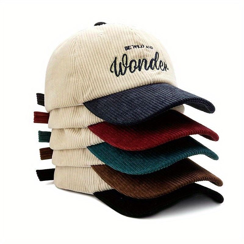 wonder corduroy caps