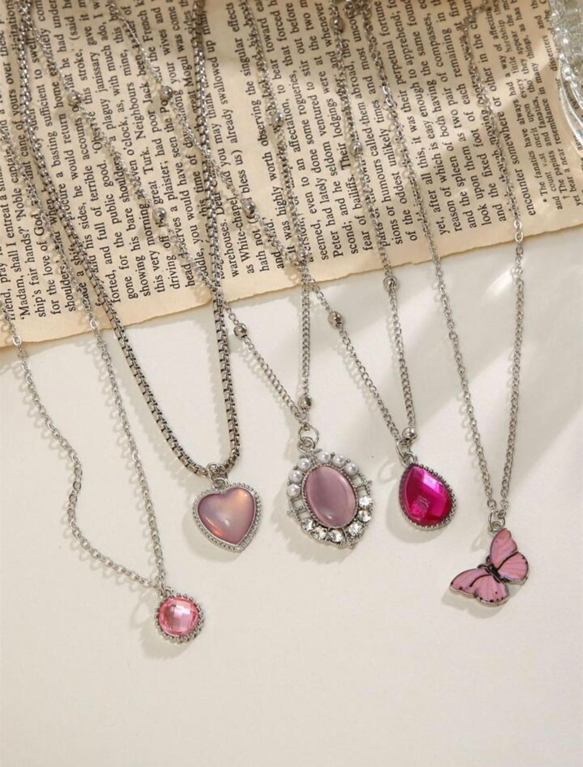 Pink Fairy Core Necklaces