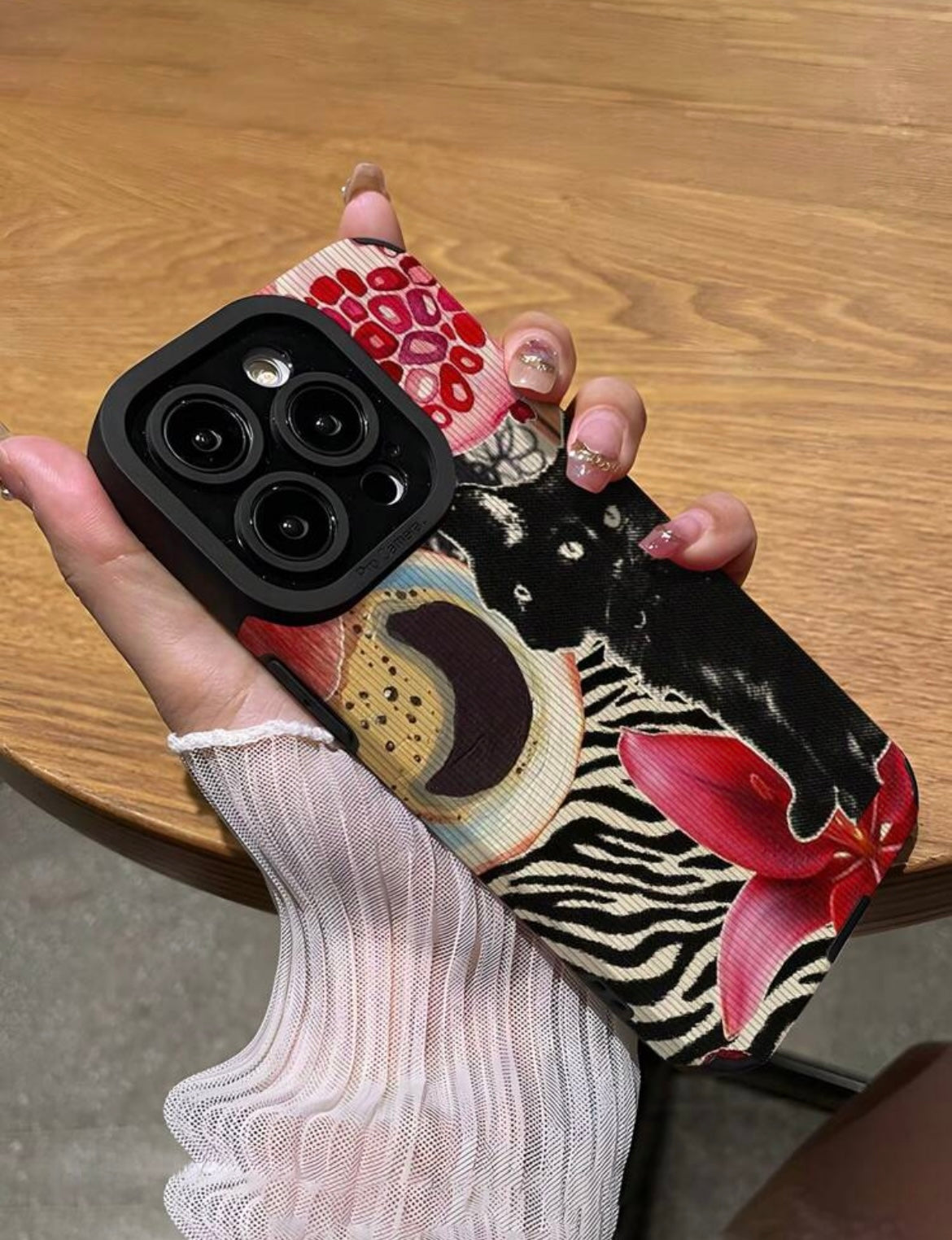 black catmoon phone case