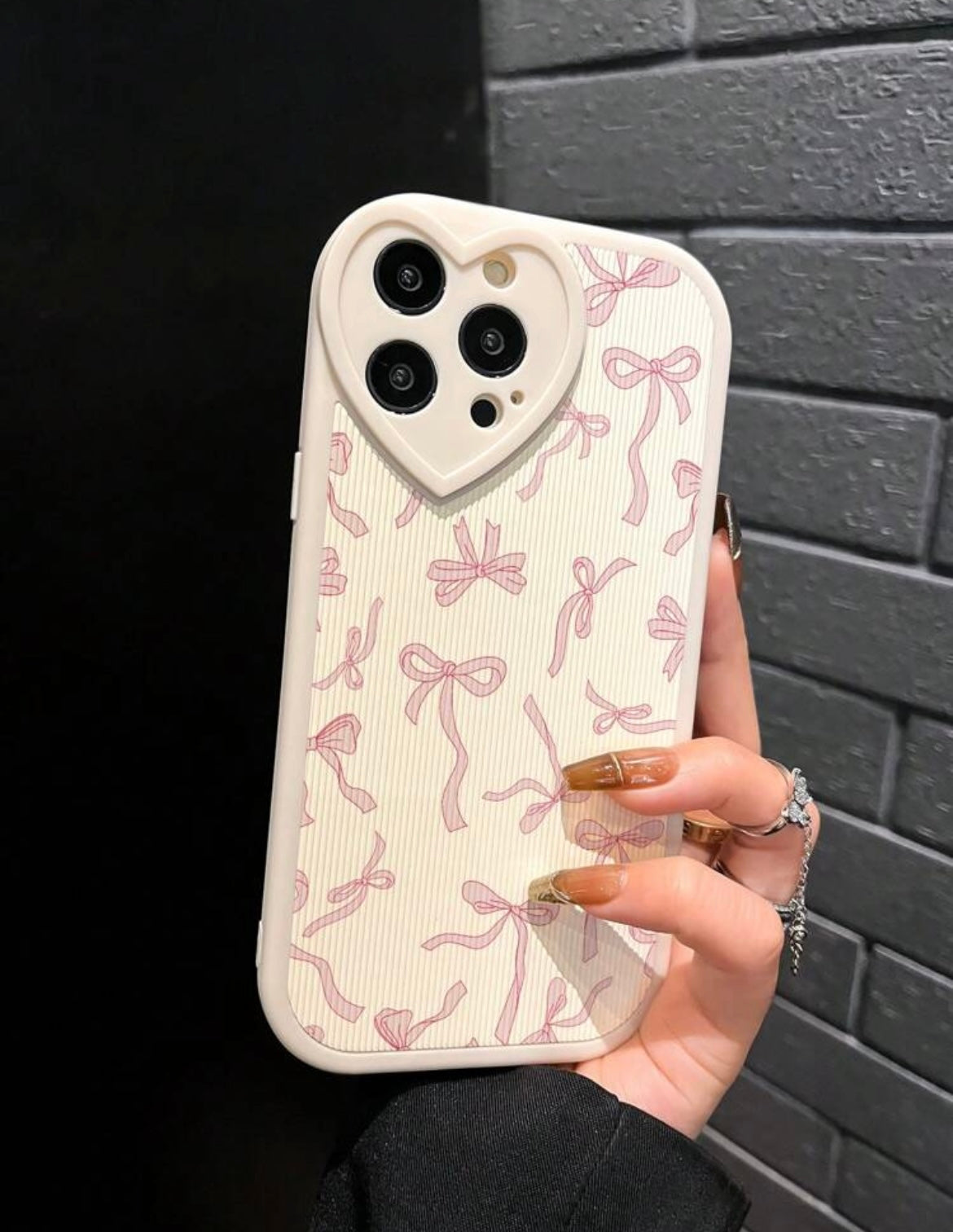 pink bows pc for ip XS Max