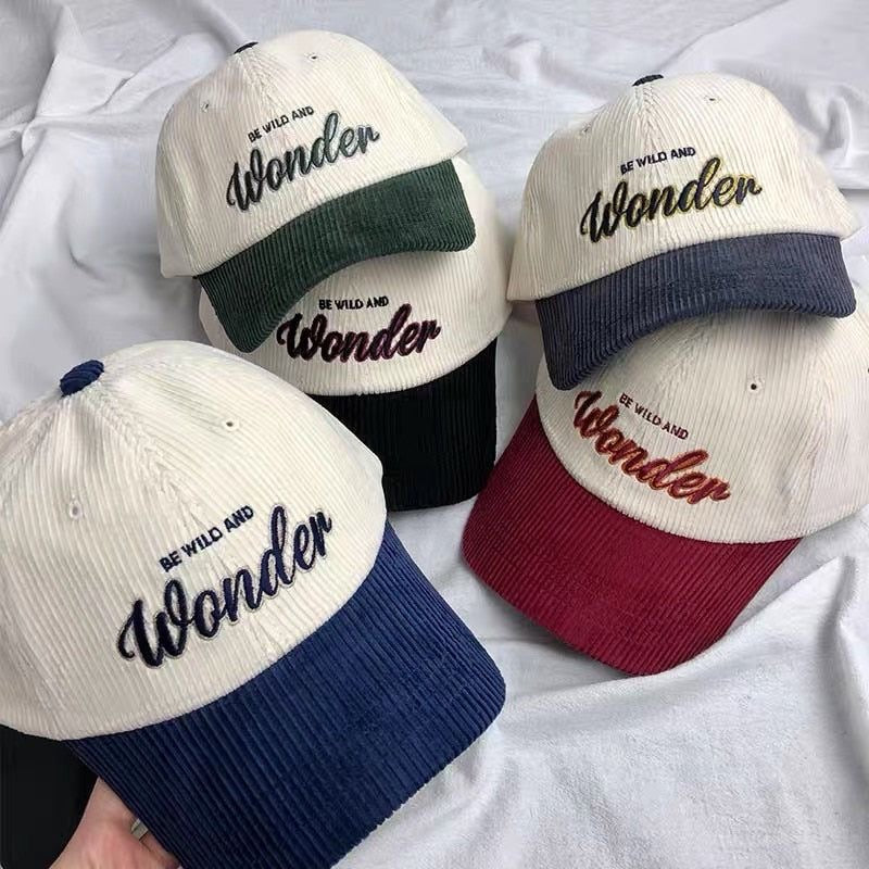 wonder corduroy caps