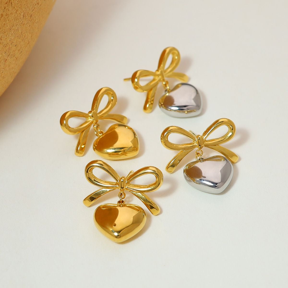 cupid bow earrings