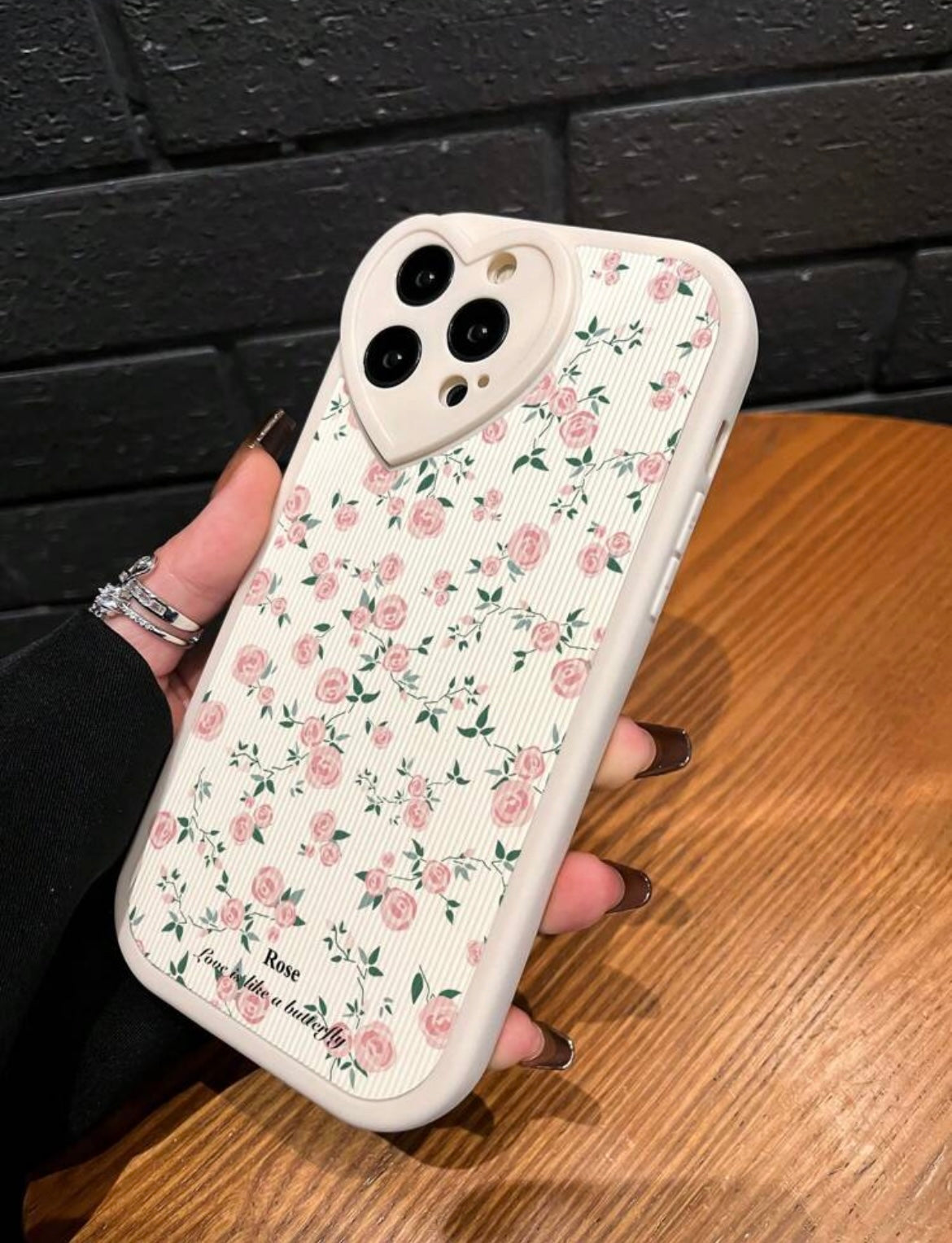 delicate roses phone case