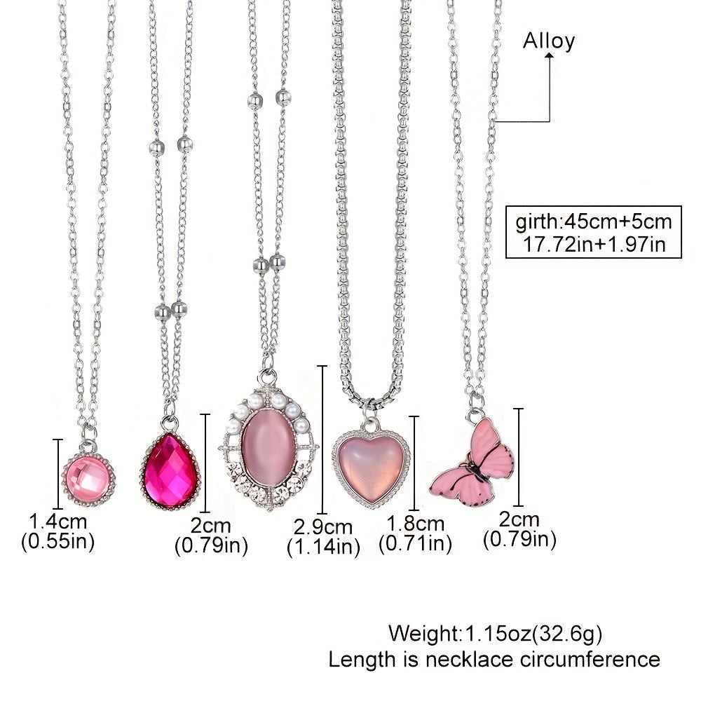 Pink Fairy Core Necklaces