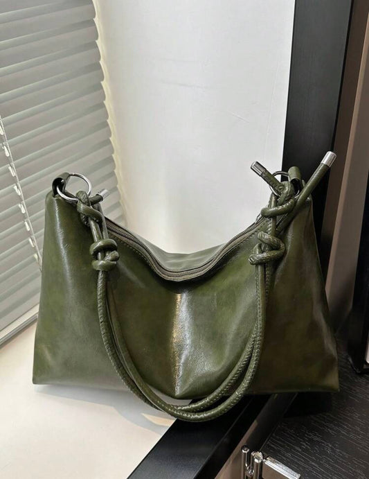 moss knot detail bag