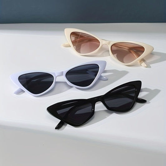 Edgy cat eye sunglasses