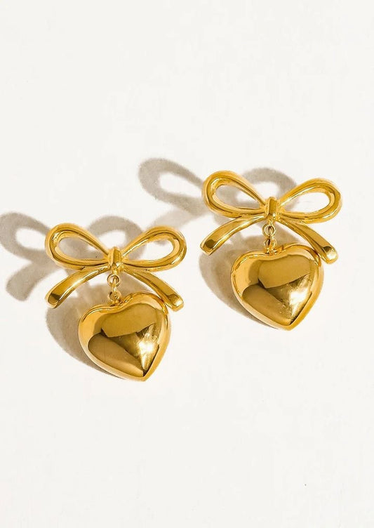 cupid bow earrings