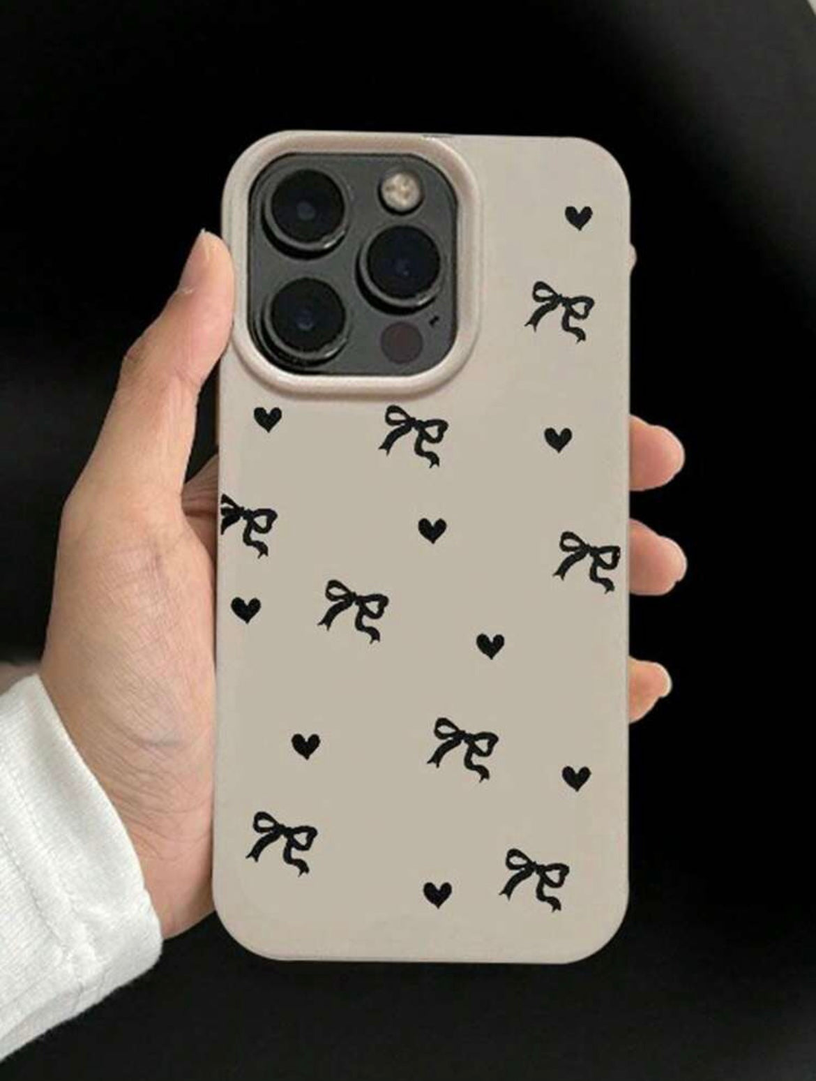 bowknots x hearts phone case