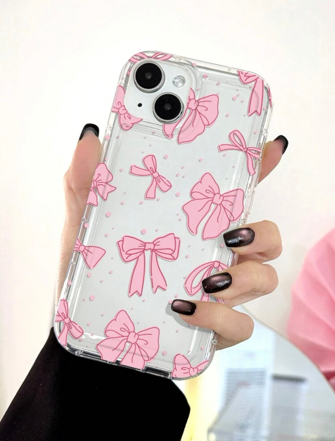 coquette transparent phone case