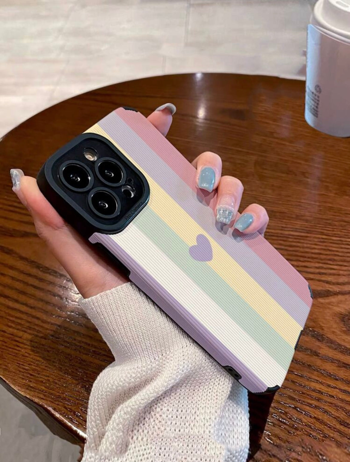 pastel pattern phone case