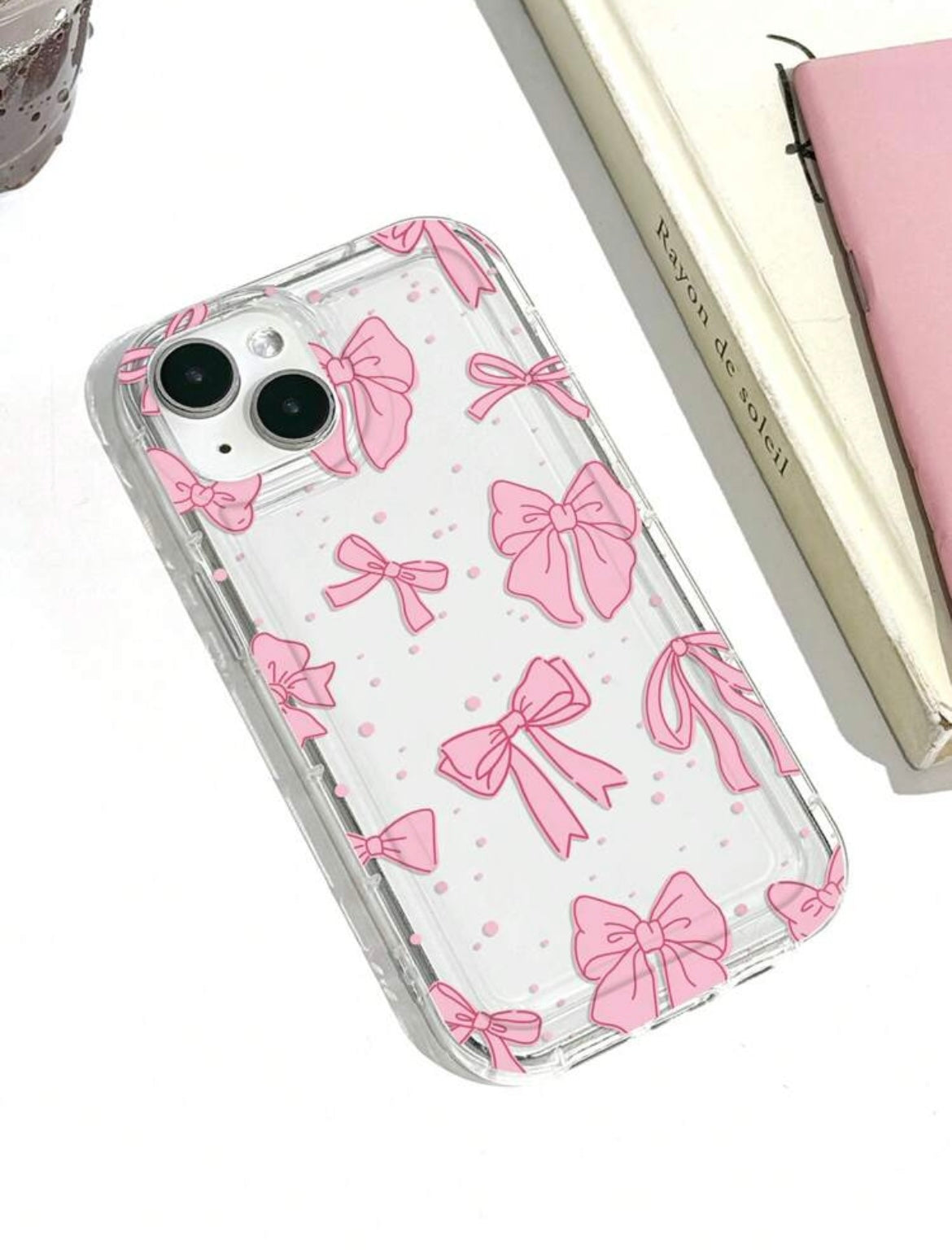 coquette transparent phone case