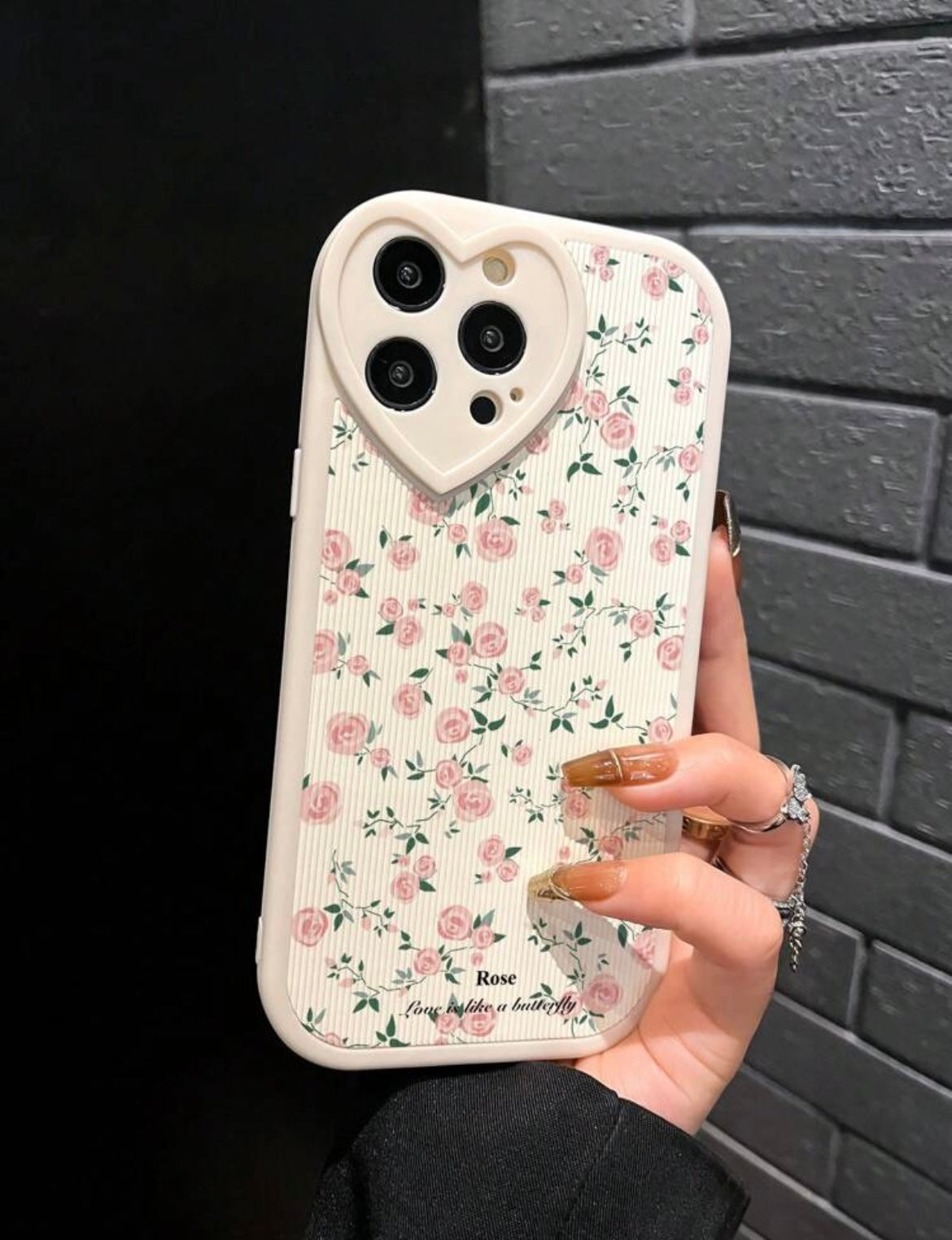 delicate roses phone case