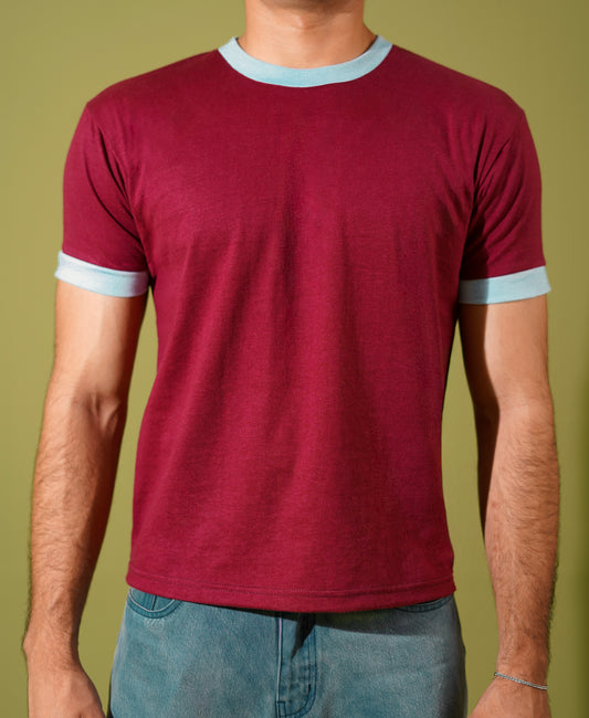 Berry float ringer tee