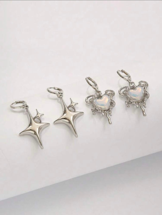 Whimsy dangle earrings set