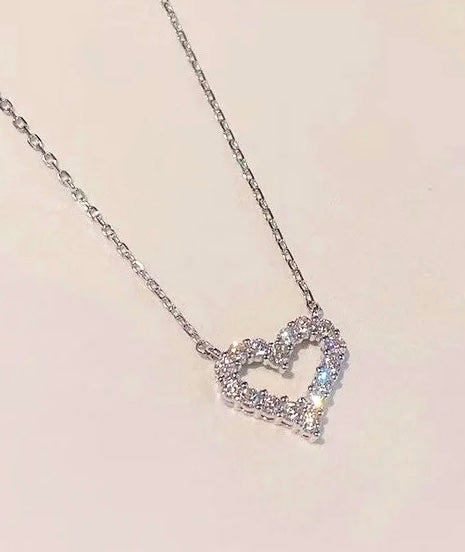 Rhinestone Heart Pendant