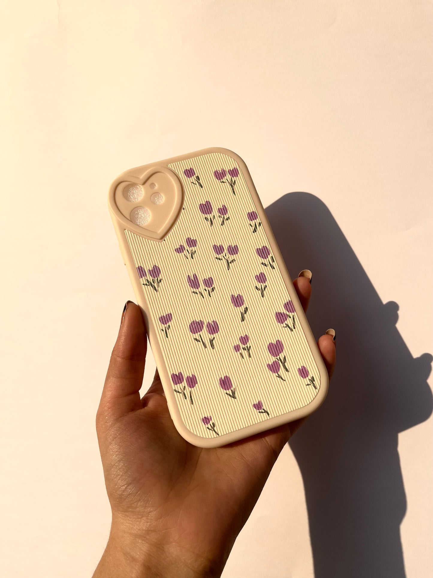 Purple lilies phone case