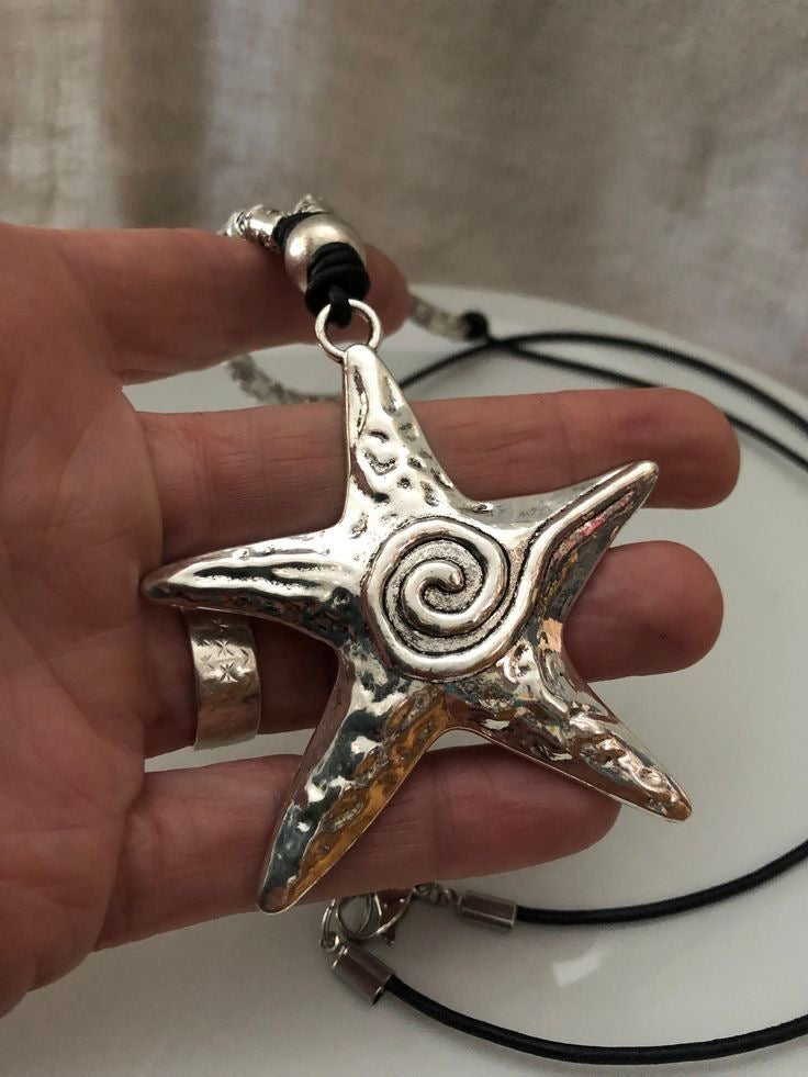 star swirl necklace