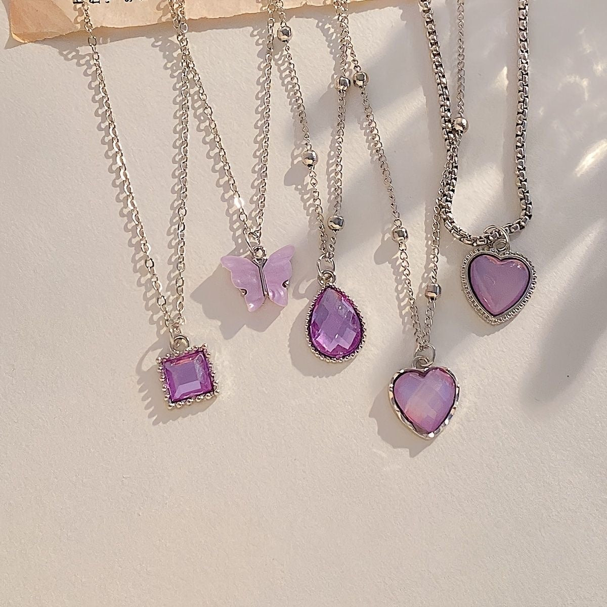 Purple Fairy Core Necklaces