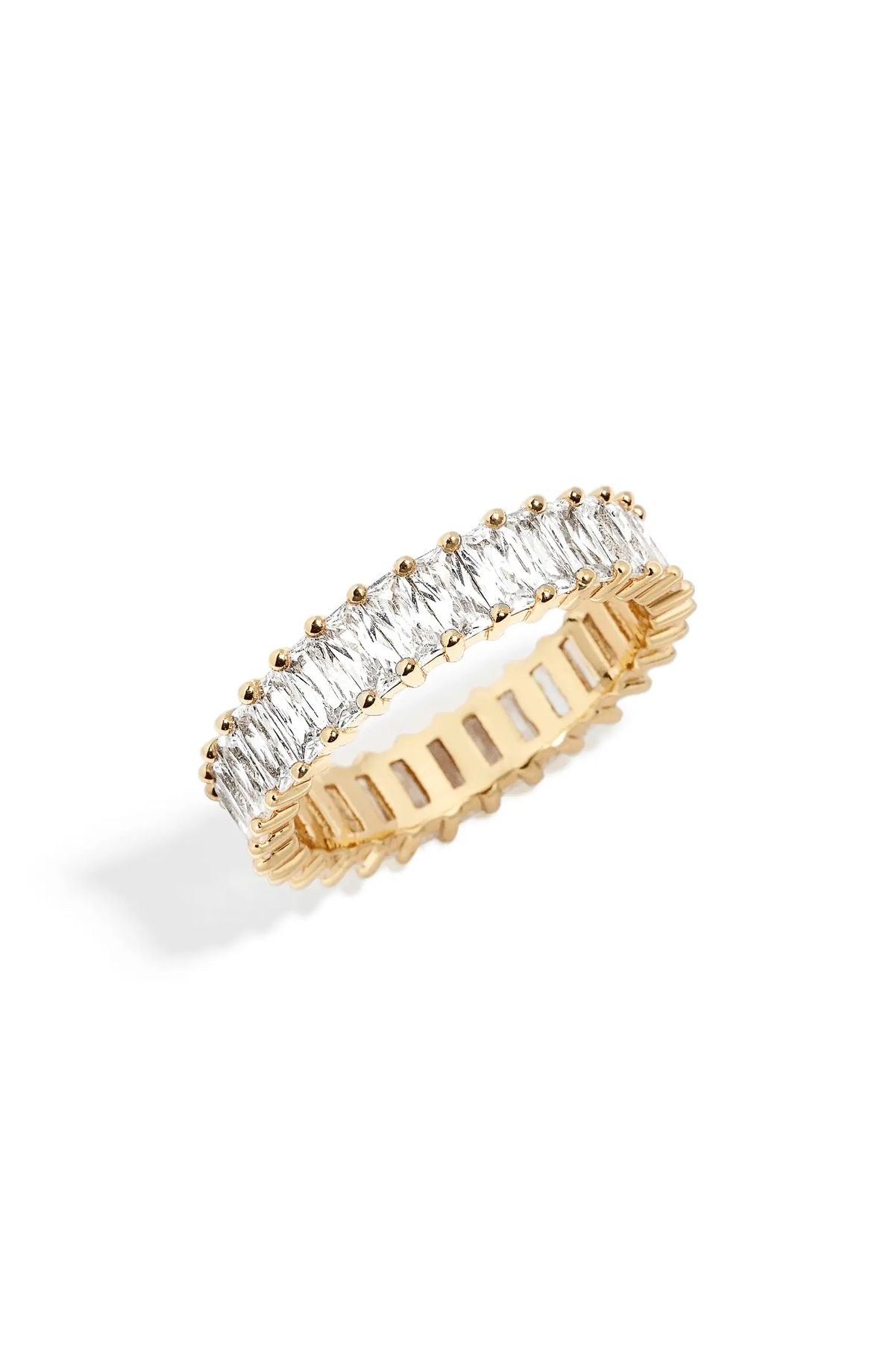 Flashy Baguette Ring