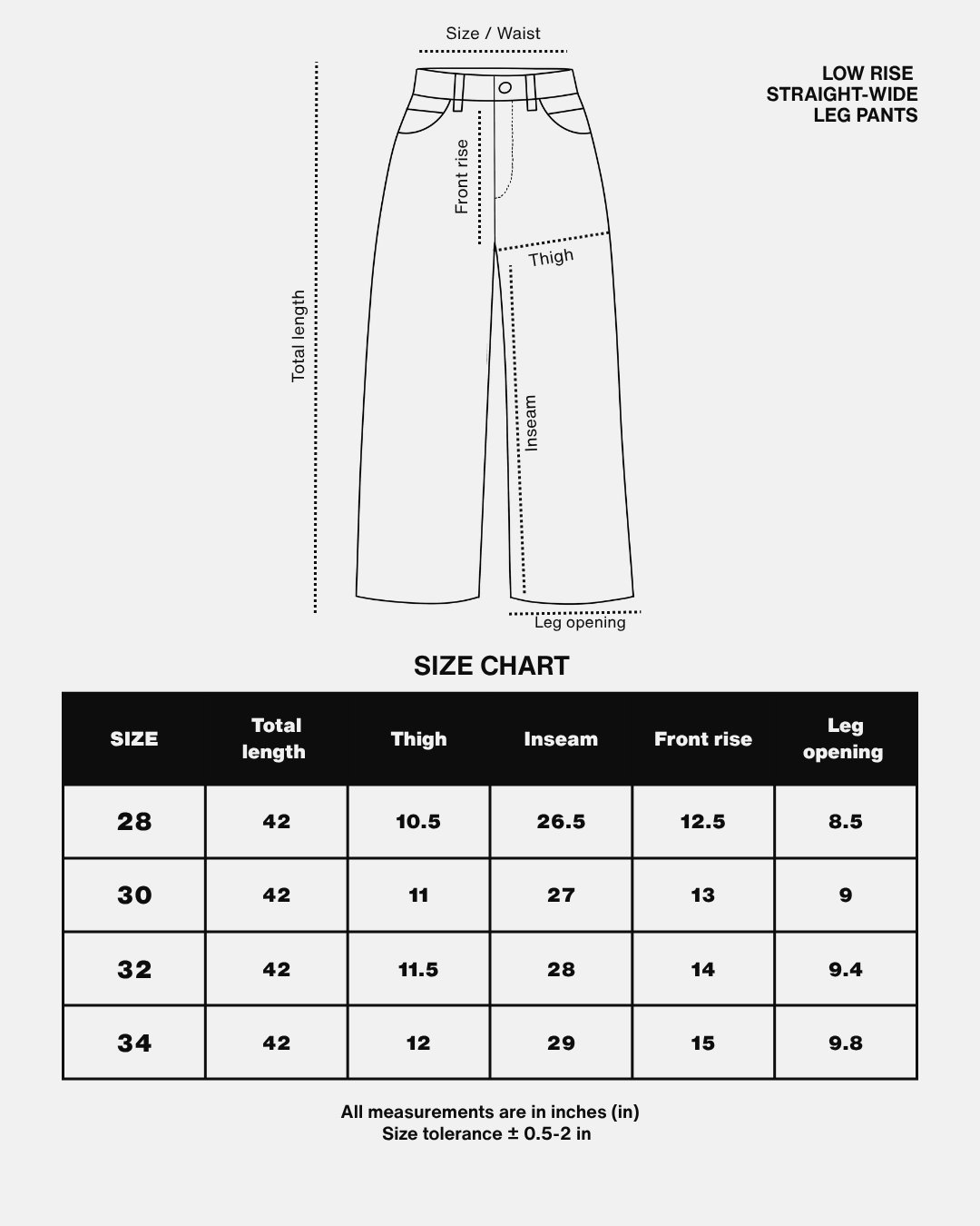Carpenter stripes Pants | Low rise - straight wide