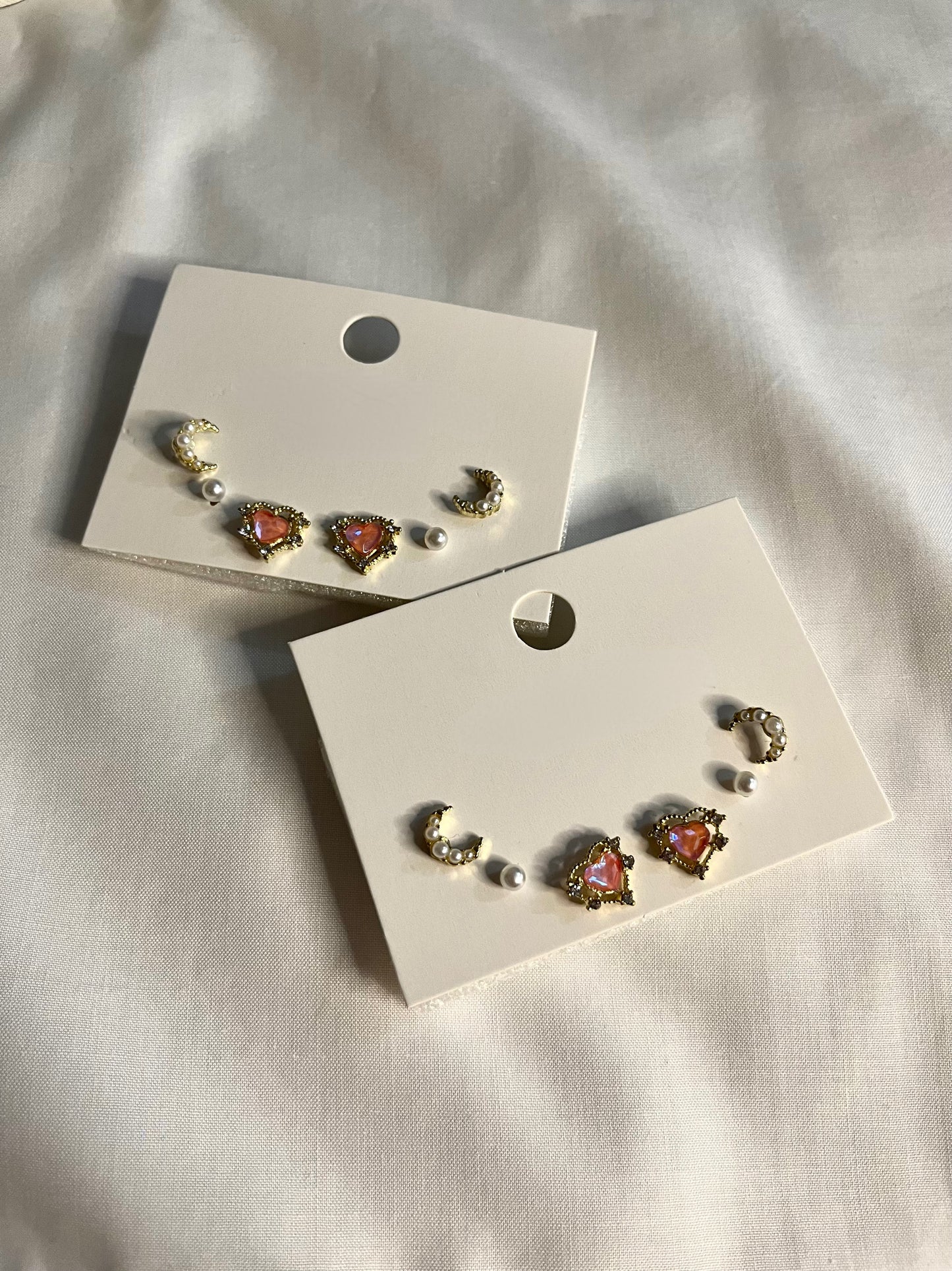 Cupid Stud Earrings Set