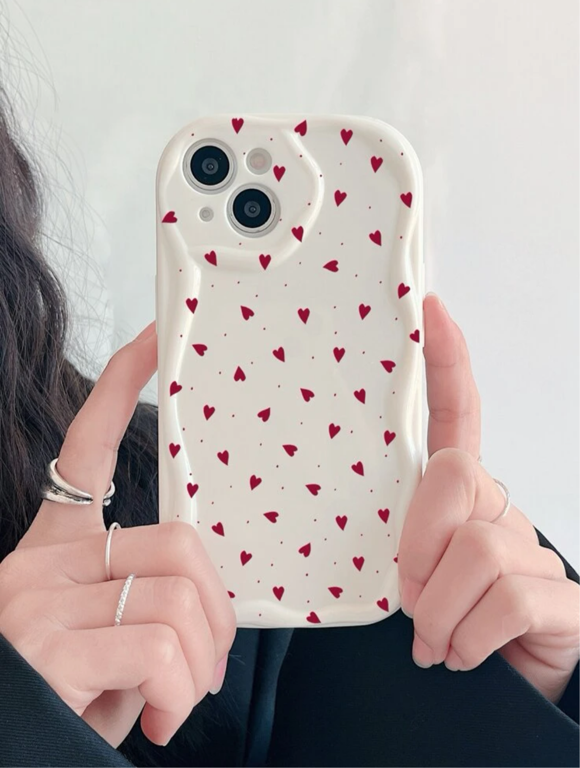 heart pattern pc for samsung A55 5g