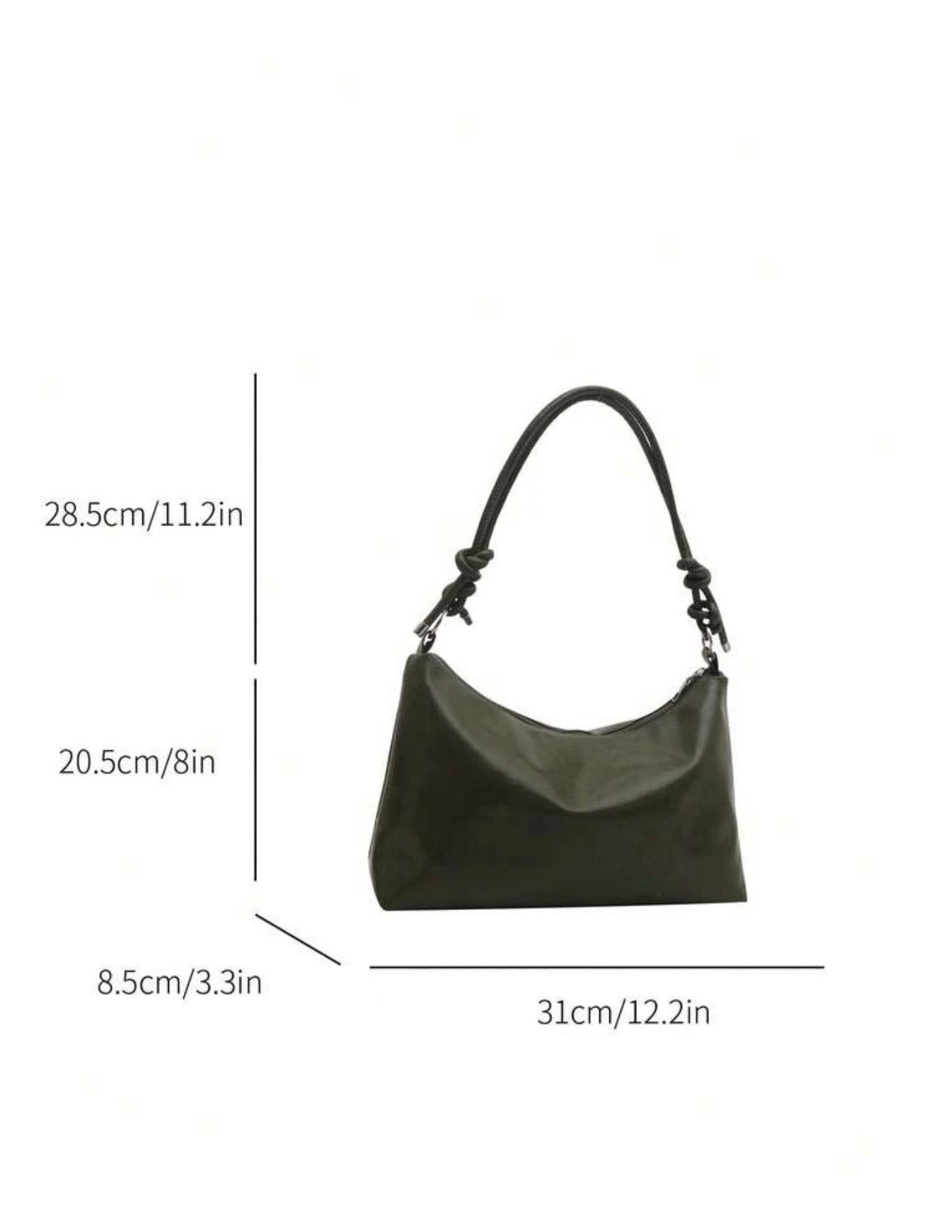 moss knot detail bag