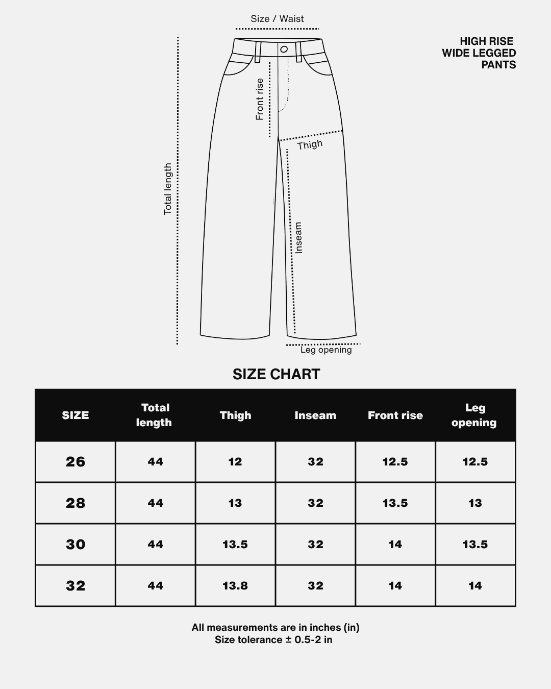 Sunfade Pants | High rise - wide leg