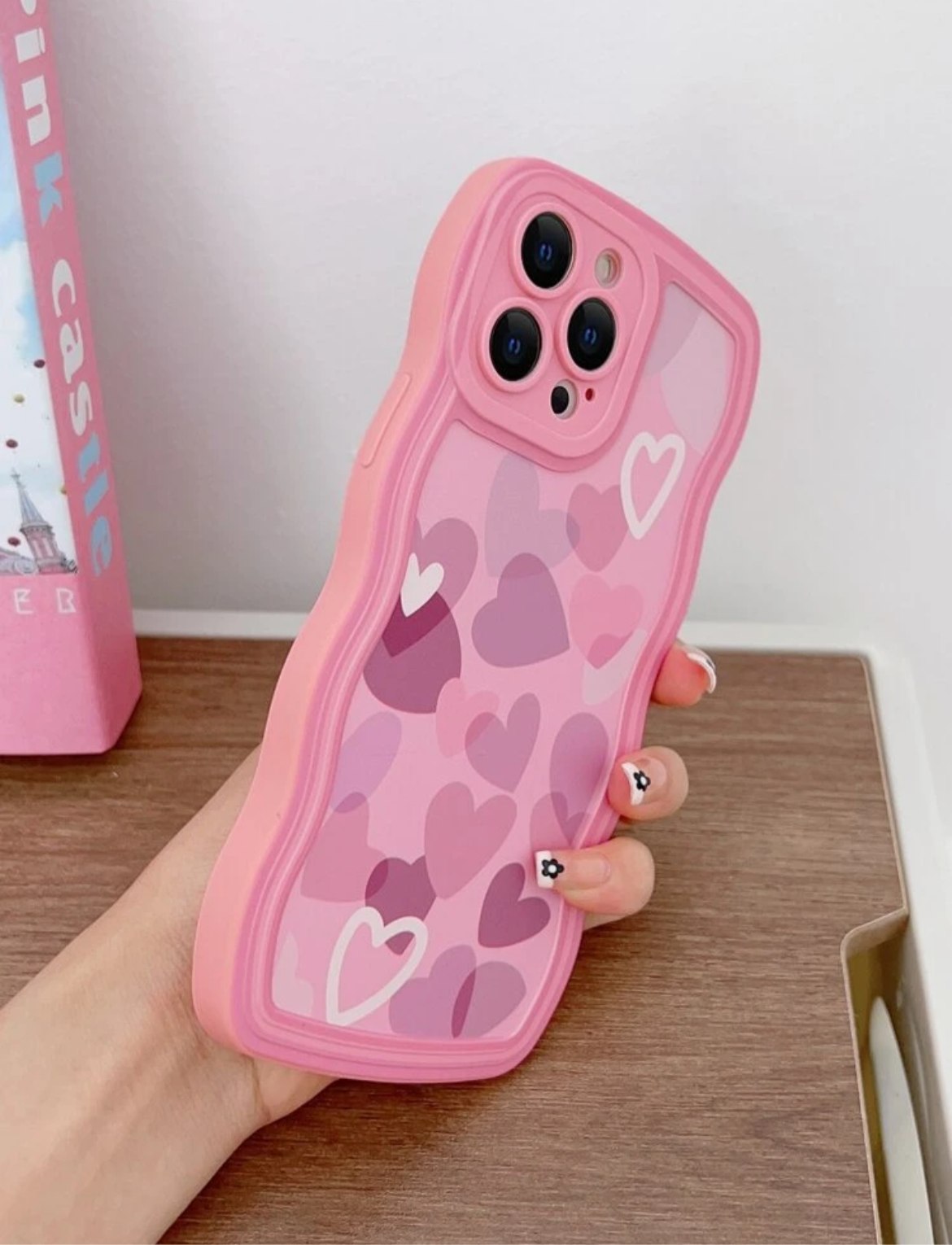 Pink heartland phone case