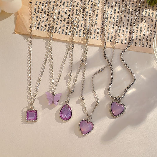 Purple Fairy Core Necklaces