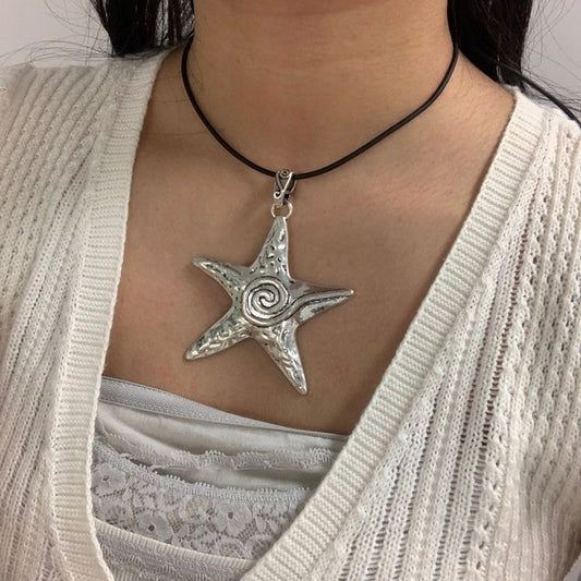 star swirl necklace