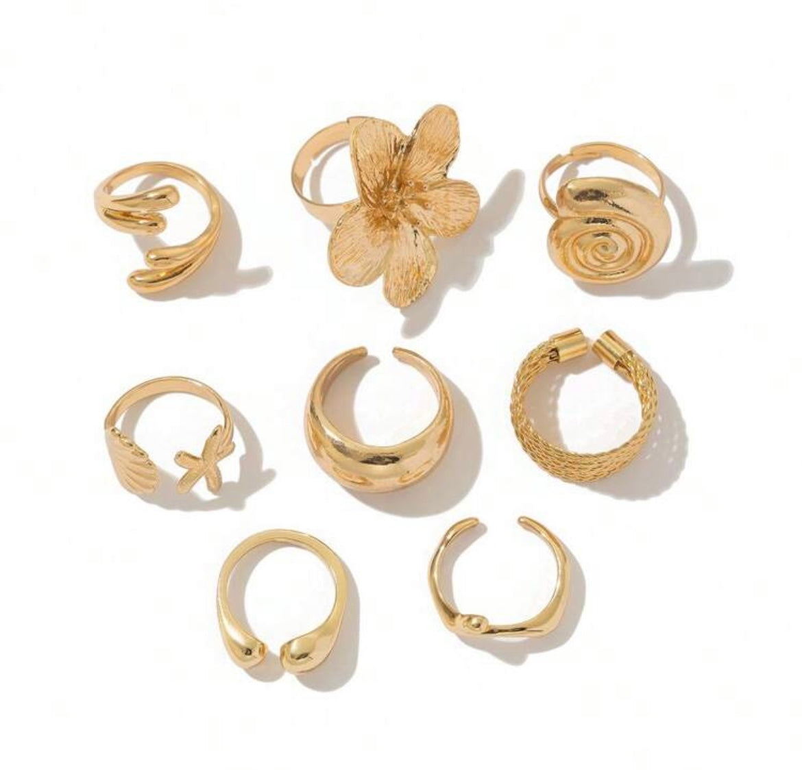 Beach babe rings