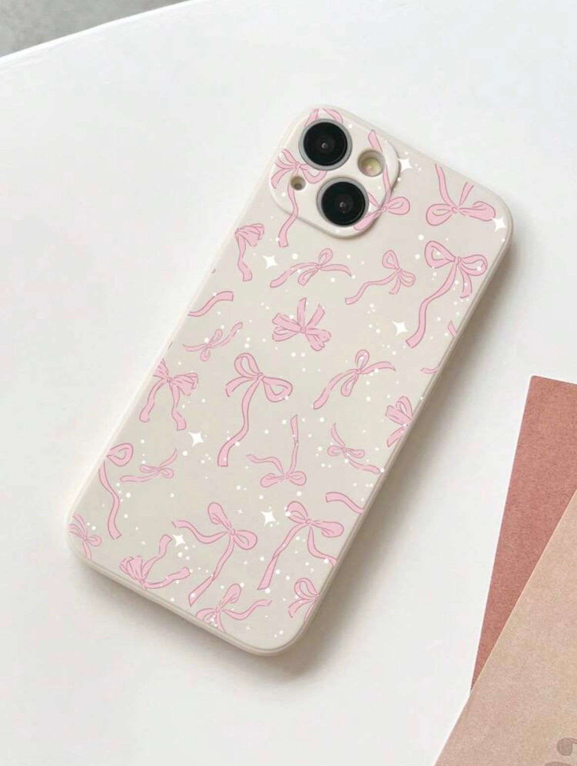 sparkly bows phone case