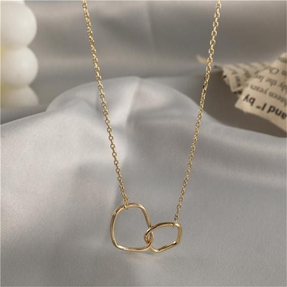 Interlocked Dainty Necklace